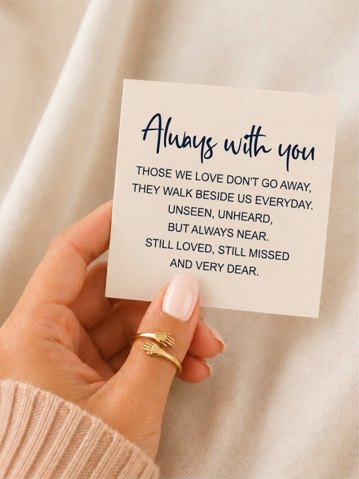 The Hug Ring — Always with you